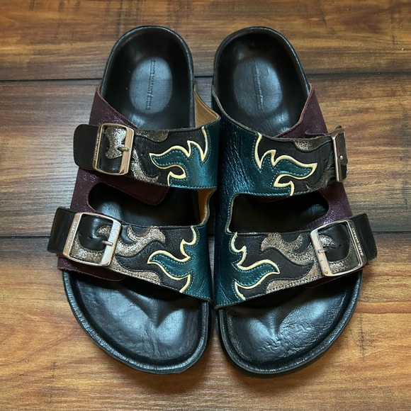 Isabel Marant Leather Sandals Etoile Gail Cholita Sz 40 / 9 US - Picture 1 of 6